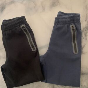 Old Navy Kids' Active Dynamic Fleece Black and Navy Joggers